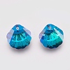 K9 Glass Rhinestone Pendants GLAA-F083-02B-03-1