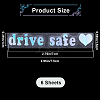 Laser PVC Drive Safe Self Adhesive Car Stickers STIC-WH0013-09B-2