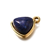 Natural Lapis Lazuli Triangle Charms STAS-D310-02G-03-2