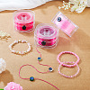 3 Boxes 3 Colors Flat Elastic Crystal String EW-TA0001-12A-6