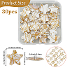 30Pcs Drawbench Style Natural Freshwater Shell Beads Strands BSHE-PA0001-05-2