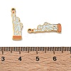 Independence Day 304 Stainless Steel Enamel Pendants SA-CBA7876-08G-3