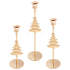 3 Bags 3 Styles Iron & Aluminum Candle Holder AJEW-OC0014-68-1