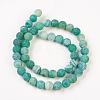 Natural Weathered Agate Beads Strands X-G-G589-8mm-08-4