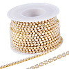 Plastic Pearl Bead Cup Chains CH-WH0013-01A-G-1