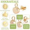 Brass Stud Earring Findings KK-UN0002-79-4