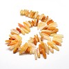Natural Topaz Jade Nuggets Beads Strands LS-G-E271-56-2