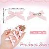 60Pcs Satin Brooches JEWB-SC0001-83-2
