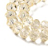 Transparent Baking Paint Glass Beads X1-DGLA-A034-T8mm-D02-3