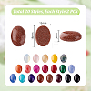 40Pcs 20 Styles Gemstone Cabochons G-GA0001-77-2