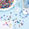 900Pcs 15 Colors Opaque Resin Beads RESI-PA0001-12-4