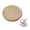 Shell Pearl Dyed Round Charms PALLOY-JF02245-02-3