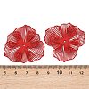 Spray Painted Iron Bead Caps IFIN-Z004-02E-3