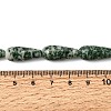 Natural Green Spot Jasper Beads Strands GG-CBA0487-B03-8x21mm-5