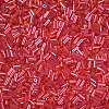 Transparent Colours Luster Glass Bugle Beads SEED-N005-001-A05-3