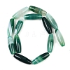 Natural Striped Agate/Banded Agate Beads Strands G-S280-10D-3