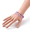 Polymer Clay Heishi Beads Stretch Charm Bracelets BJEW-JB05767-04-4