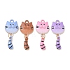 Spray Painted Alloy Enamel Pendants ENAM-K076-38G-1