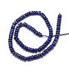 Natural Lapis Lazuli Beads Strands G-R435-05-3x6-3