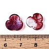Baking Paint Transparent Glass Bead Caps DGLA-N014-09A-01-3