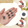 1 Strand Electroplated Synthetic Non-Magnetic Hematite Beads Strands G-PA0002-42A-6