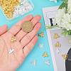 120Pcs 2 Colors Alloy Chandelier Component Links DIY-GO0003-53-3