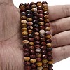 Natural Mookaite Beads Strands G-Z111-A49-2