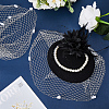 Polyester Mesh Bridal Veils AJEW-WH0470-10A-4