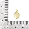Brass Micro Pave Clear Cubic Zirconia Pendants KK-L238-21G-3