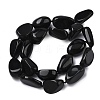 Natural Black Stone Beads Strands G-L650-D01-01-3