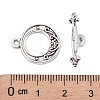 Tibetan Style Alloy Toggle Clasps LS-LF1081Y-NF-3