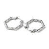 304 Stainless Steel Hoop Earrings STAS-Z052-10P-2