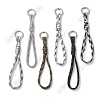 12Pcs 6 Colors Polyester & Spandex Parachute Cord Pendant Decorations HJEW-SZ00129-1