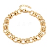 304 Stainless Steel Link Chain Bracelets for Women BJEW-H207-01E-G-4