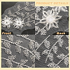 3D Flower Pattern Rayon & Polyester Sew on Appliques DIY-WH0308-361-6