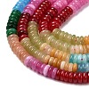 Dyed Natural White Jade Beads Strands X-G-H333-02B-5