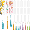 15Pcs 3 Styles Transparent Acrylic Blank Pendants FIND-SP0002-72-1