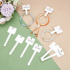  200Pcs 2 Colors Paper Hair Clip Display Cards CDIS-NB0001-36-3