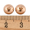 304 Stainless Steel Bead Cap Pendant Bails STAS-G224-24RG-09-3