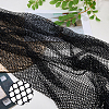 1 Yard Polyester with Resin Rhinestone Mesh Fabric AJEW-FH0009-34B-5