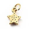 Rack Plating Brass Enamel Charms KK-G387-06G-3