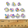 33Pcs 11 Styles CCB Plastic Large Hole Beads CCB-FS0001-12-5