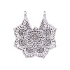 Tibetan Style Alloy Hollow Pendants FIND-CJC0021-07AS-1