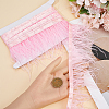 Gorgecraft Ostrich Feather Tassel Ribbon DIY-GF0008-68A-3