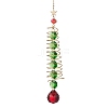 Glass Christmas Tree Hanging Suncatchers HJEW-JM04571-2