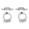 Tibetan Style Alloy Toggle Clasps LF10795Y-NF-2