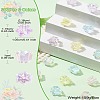 300Pcs 6 Colors Transparent Acrylic Beads TACR-CJ0001-65-8
