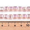 Electroplate Glass Beads Strands EGLA-D018-8x8mm-32-4