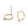 Brass Stud Earring Findings LS-X-KK-S348-358-1