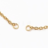 304 Stainless Steel Cable Chain Bracelet Making X-AJEW-JB00782-02-2